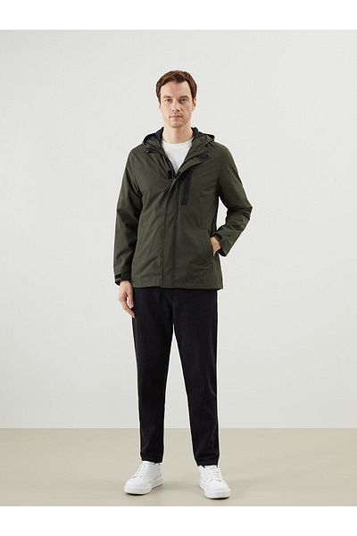 LC Waikiki Ανδρικό παλτό με κουκούλα Standard Fit
