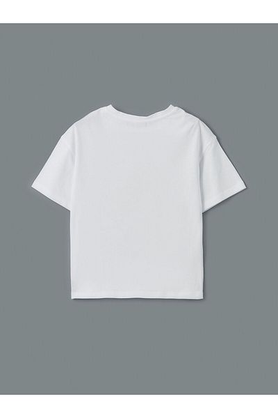 LC Waikiki Tricou pentru fetiță cu gât