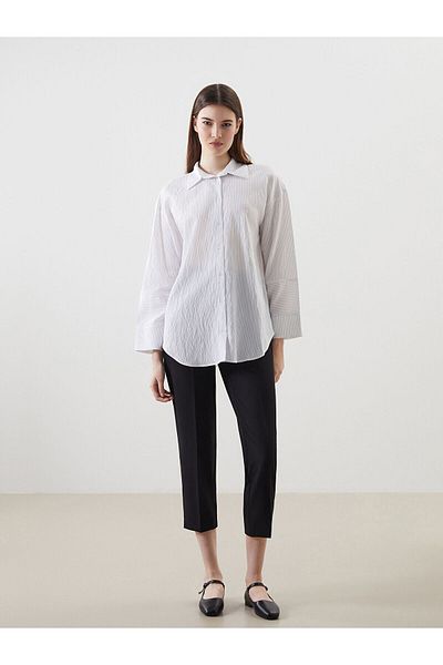 LC Waikiki Striped Oversize Women's Shirt Tunic