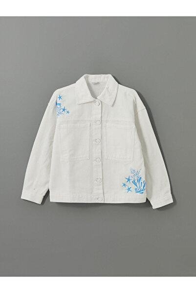 LC Waikiki Ozmarka nova sezonska Štampano devojčica's jeans jakna