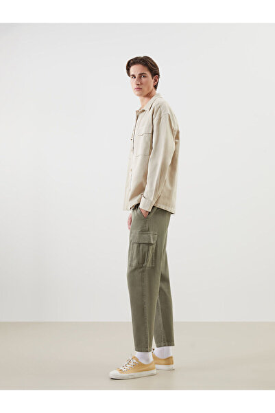 LC Waikiki Nevavm Comfortable Fit Linen-Look Men's Cargo Pants with a Difference