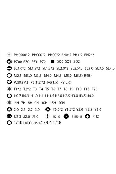 DepoMega 115 Parça Bilgisayar Gözlük Saat Telefon Tamir Tornavida Seti Kutulu
