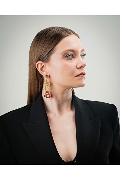 Onde Dell Mare El Yapımı Tasarım Küpe Bologna