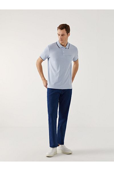 LC Waikiki Tricou cu mânecă scurtă pentru bărbați cu gât polo