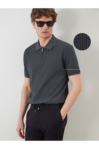 LC Waikiki Ανδρικό μπλουζάκι με κοντό μανίκι Polo λαιμόκοψη