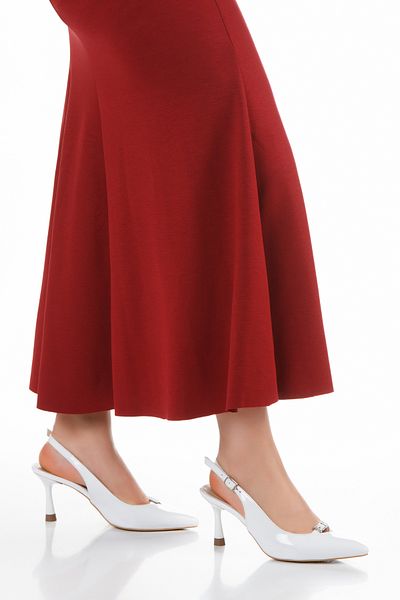 UYEGE Moon Series Comfortable Women's Heeled Shoes with Stone Buckle