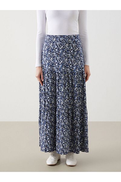 LC Waikiki Fustă de damă cu model cu talie elastică
