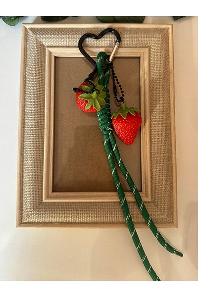YENGEÇ Charm with Strawberry Bag