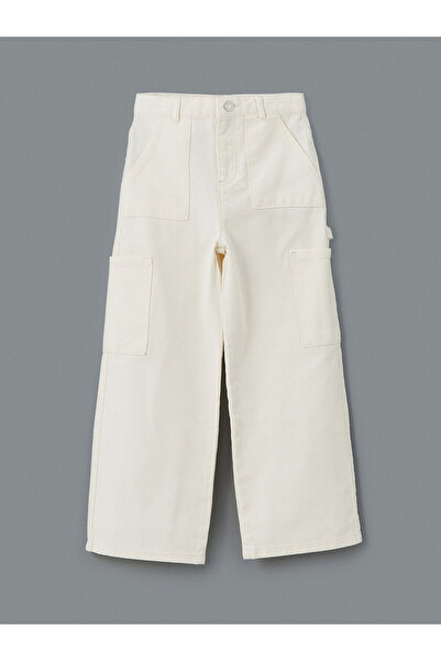 LC Waikiki Pantaloni de blugi pentru fete Özmarka New Season Wideleg