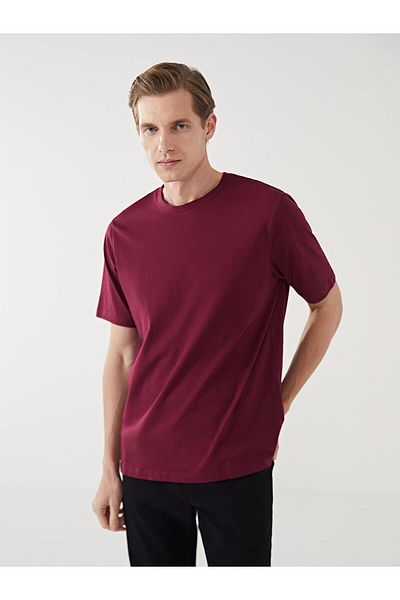 LC Waikiki Ανδρικό T-Shirt από βαμβακερό χτενισμένο λαιμό