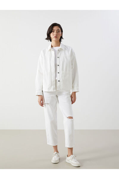 LC Waikiki Novosezonske boyfriend traperice sa detaljnim trzanjem za žene