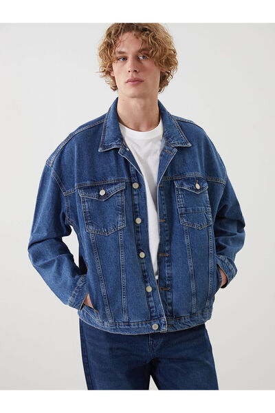 LC Waikiki Ανδρικό τζιν μπουφάν XSIDE Comfortable Fit