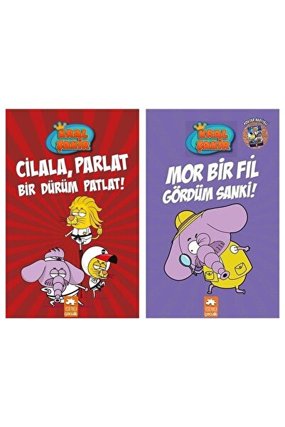 Eksik Parça Kral Şakir Okuma Seti Cilala Parlat Bir Dürüm Patlat - Mor Bir Fil Gördüm Sanki 2 Kitap