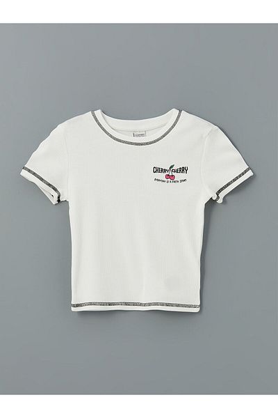 LC Waikiki Κοριτσίστικο T-Shirt Crew Neck