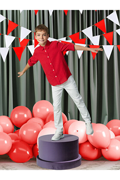 LC Waikiki Παιδικό παντελόνι LCW για αγόρια με ρυθμιζόμενη ζώνη και ελαστικά ...