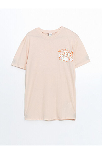 LC Waikiki Nova sezona okrugla kragna T-shirt za dečake sa printom Pamučni dž...