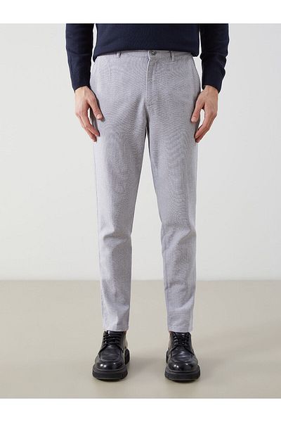 LC Waikiki Standard Pattern Linen Blended Men's Trousers