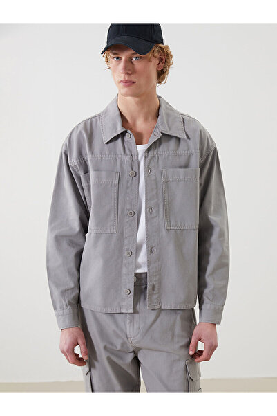 LC Waikiki Peak New Season Comfortable Fit Oxford Pocket Men's Shirt