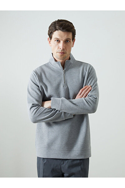 LC Waikiki Ανδρικό φούτερ με μακρυμάνικο κλασικό γιακά LCWAIKIKI