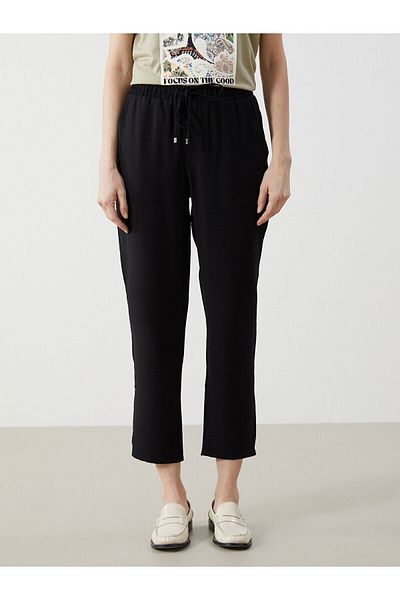 LC Waikiki Elastic Waist Loose Fit Women's Trousers