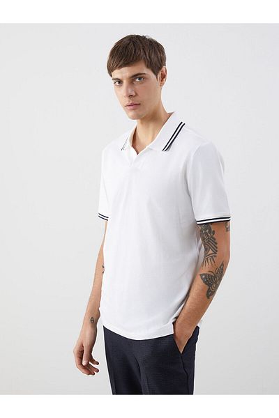 LC Waikiki Ανδρικό μπλουζάκι Polo με κοντό μανίκι Pique