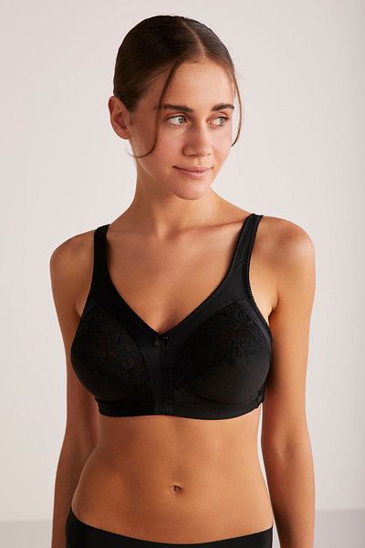 Kom Women's Wire Free and Cupless Gathering Bra