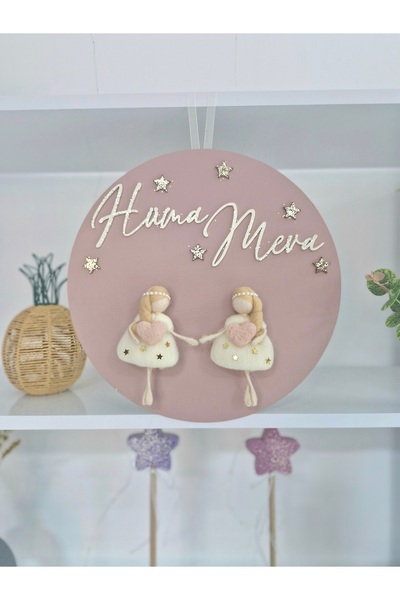 RENKLİ DİZAYN Bebek/çocuk odası kapı süsü,isme özel kapı süsü,ahşap duvar süsü,peri kızı hastane odası kapı süsü