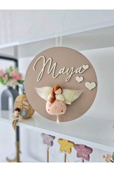 RENKLİ DİZAYN Bebek/çocuk Odası Kapı Süsü,ahşap Kapı Süsü,yenidoğan,isme Özel...