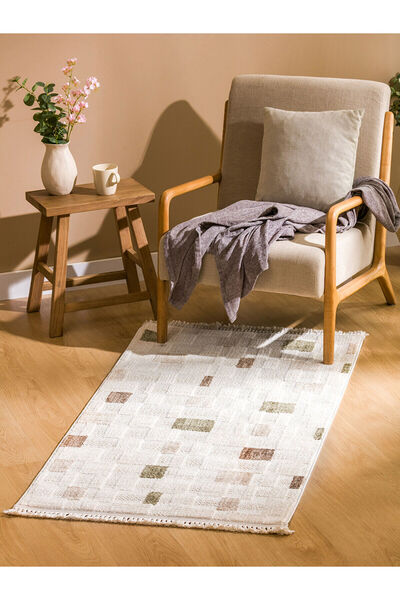 LC Waikiki Desenli Püsküllü Halı 80x150 cm