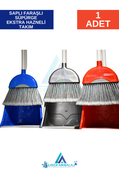Lider Saplı Faraşlı Süpürge EKSTRA HAZNELİ