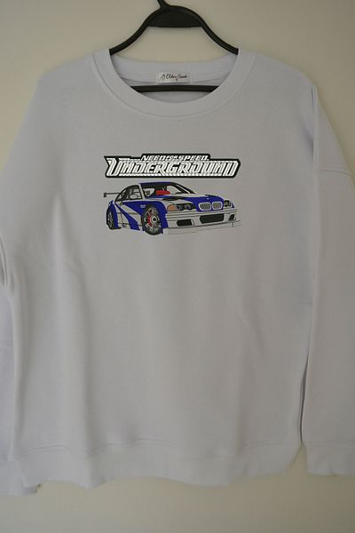 EldenStitch Hanorac oversize unisex brodat BMW M3-GTR