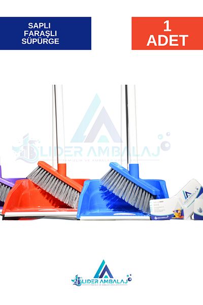 Lider Brush Set with Handle and Dustpan with Broom Dustpan Brush Cleaning
