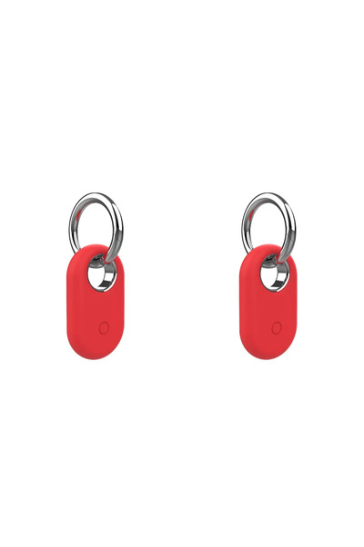 APWIKOGER 2PCS Red For SmartTag 2 Locator Tracker Case Keychain Anti-Scratch ...