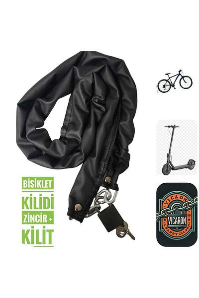 Vi Caro 1 Meter Bicycle Lock 1 Meter Helmet Lock