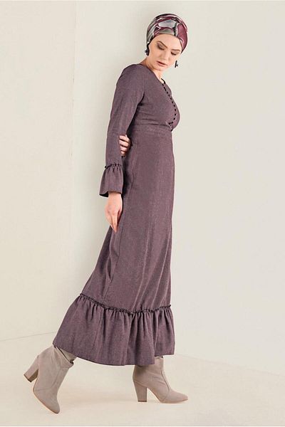 Alvina Βαμβακερό φόρεμα Flounce 4568