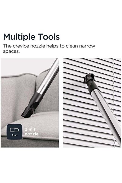 Eureka 1800W Vacuum Cleaner 23Kpa Cyclone Filtration 2.2L Dust Cup Canister Bagless Vacuum Cleaner