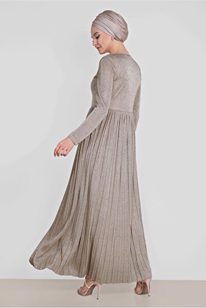 Alvina PİLİSELİ SİMLİ ELBİSE 4126