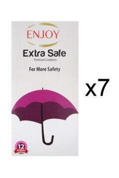 Enjoy Enjoy Ultra Safe Condoms - 12 Pieces, 7 Packs