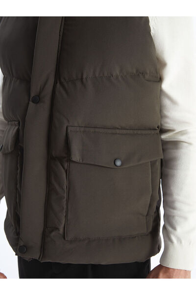 LC Waikiki Standard Mold Stand Collar Men's Puffer Vest