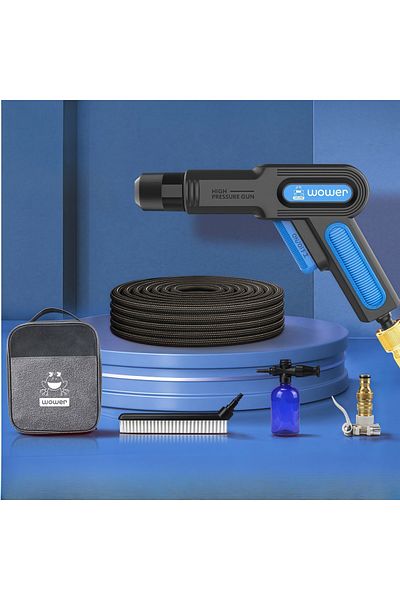 WOWER Portable Cordless Pressure Washer Car Wash Pump 2000par for Car, Home & Garden Watering
