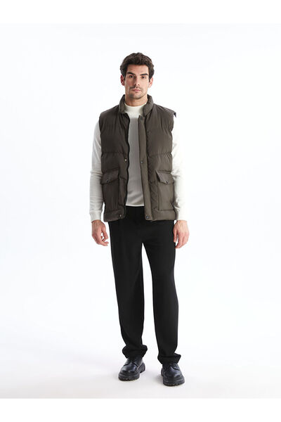 LC Waikiki Standard Mold Stand Collar Men's Puffer Vest