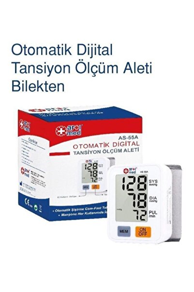 ARTİMED Artımed As 55a Otomatik Türkçe Konuşan Tam Otomatik Digital Tansiyon Ölçüm Aleti