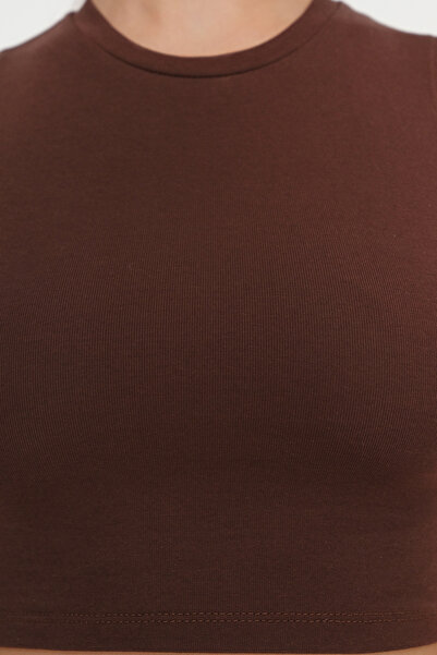 Addax Crew Neck Crop Tank Top A3501