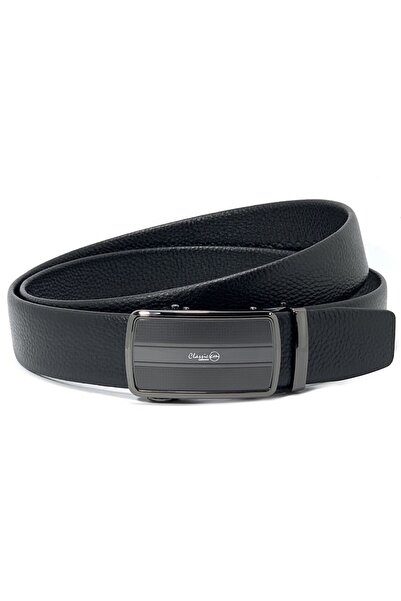 Classic Milano Genuine Leather Belt for men with Automatic Buckle, Men's Belt...