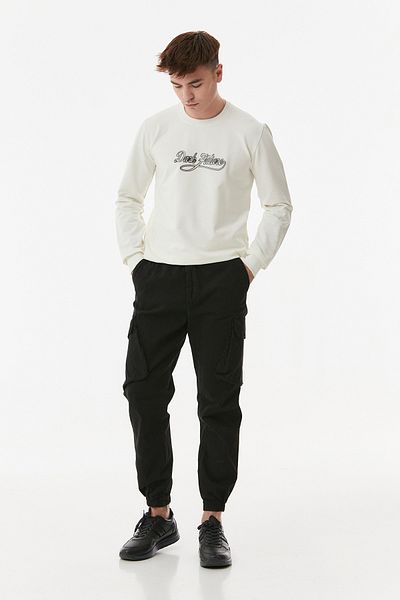Fulla Moda Ελαστικό παντελόνι μέσης Cargo Pocket