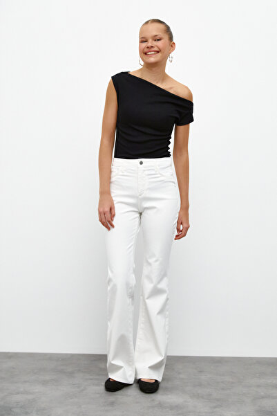 urban focus Asymmetric Collar T-Shirt