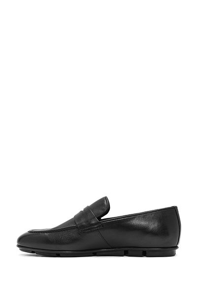 Derimod Men's Black Leather Classic Shoes 25Sfd 621018