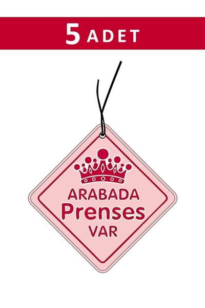 odaburada 5 Adet Arabada Prenses Var Tasarımlı Araba Kokusu, Oto Araç Kokusu ...