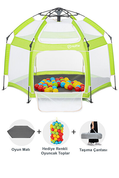 Hoffie Foldy Plus Tam Otomatik Katlanabilir Bebek Ve Çocuk Oyun Parkı-alüminy...