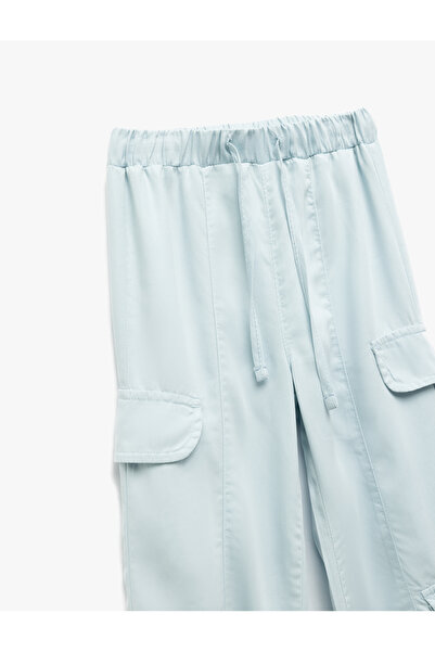 Koton Pantaloni de jogging cu șireturi în talie și buzunare cargo